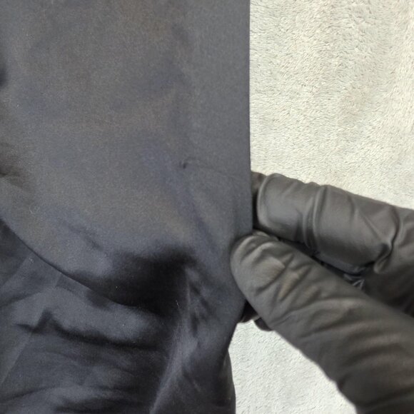 Victoria's Secret Jogger Pants Womens XS Black White Piping Heart Patch Lounge - Picture 9 of 13